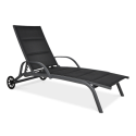 MAJORKA SUN LOUNGER BLACK