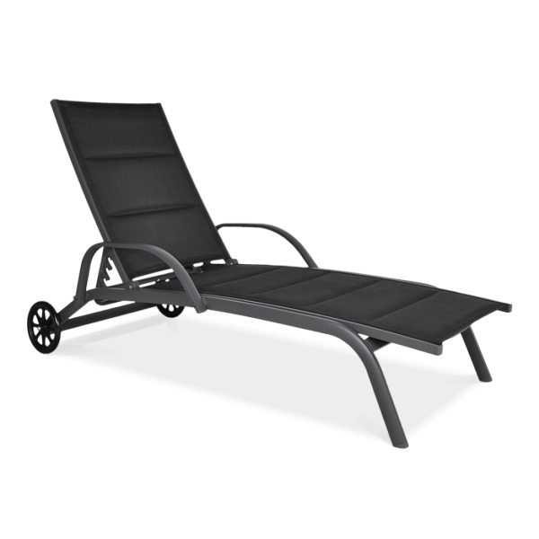 MAJORKA SUN LOUNGER BLACK