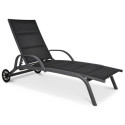 MAJORKA SUN LOUNGER BLACK