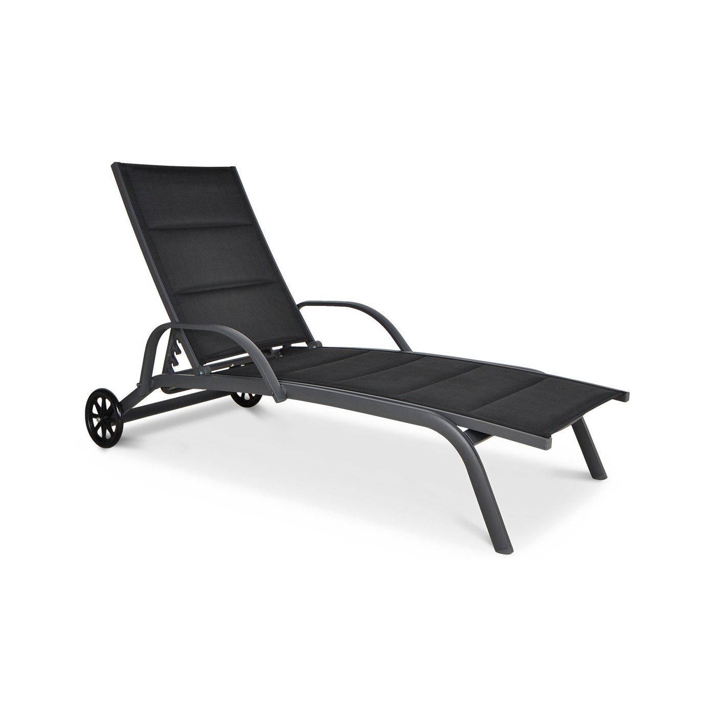 MAJORKA SUN LOUNGER BLACK