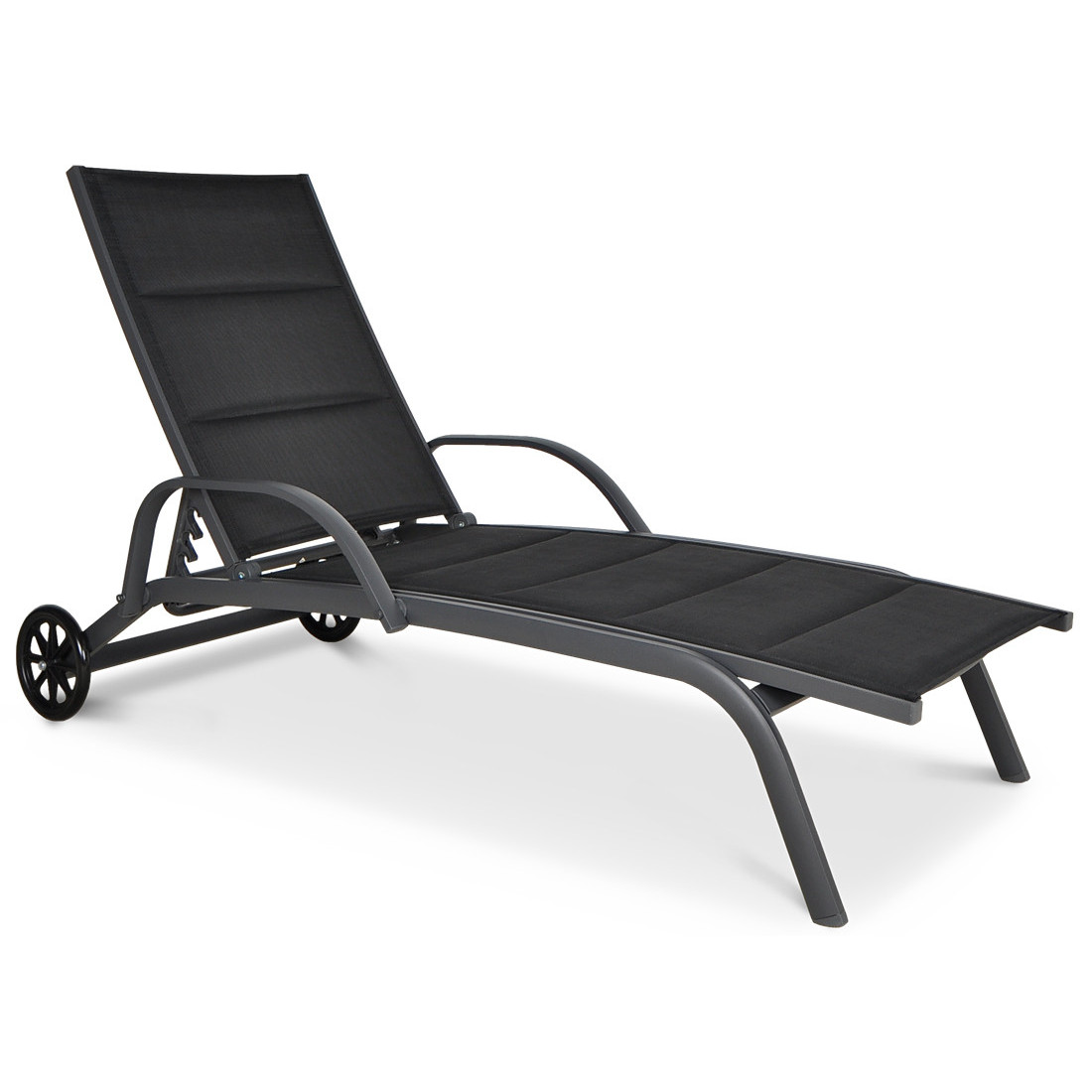 MAJORKA SUN LOUNGER BLACK