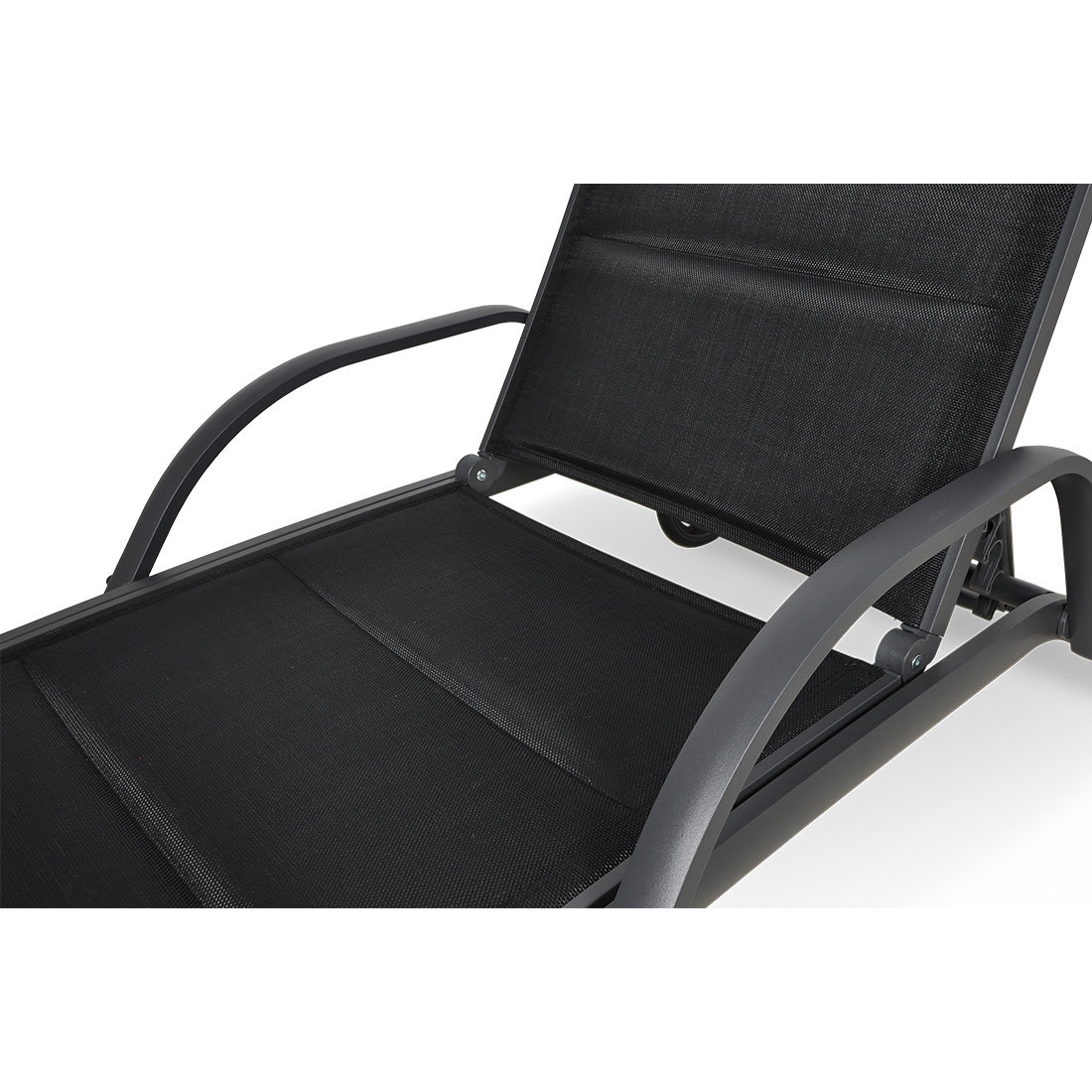 MAJORKA SUN LOUNGER BLACK