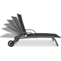 MAJORKA SUN LOUNGER BLACK