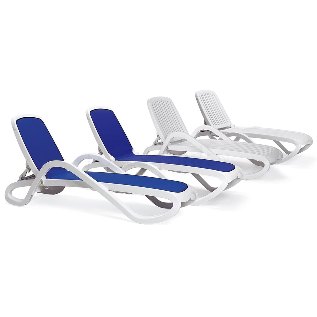 OMEGA DECK CHAIR BIANCO BEIGE