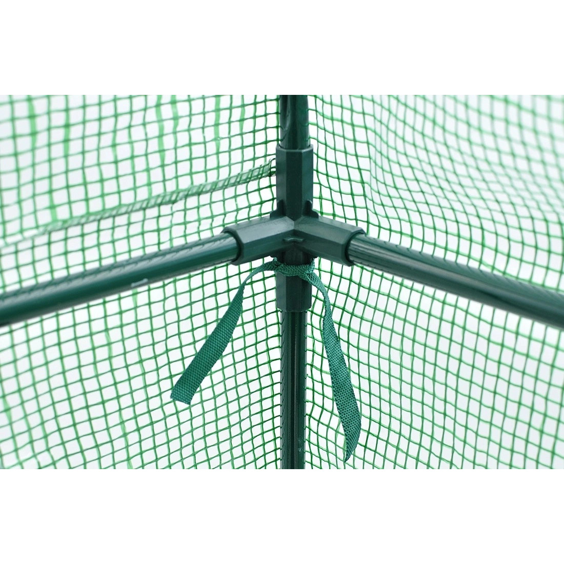 Szklarnia ogrodowa regał 4 półki 140x73 cm zielona Cultivo