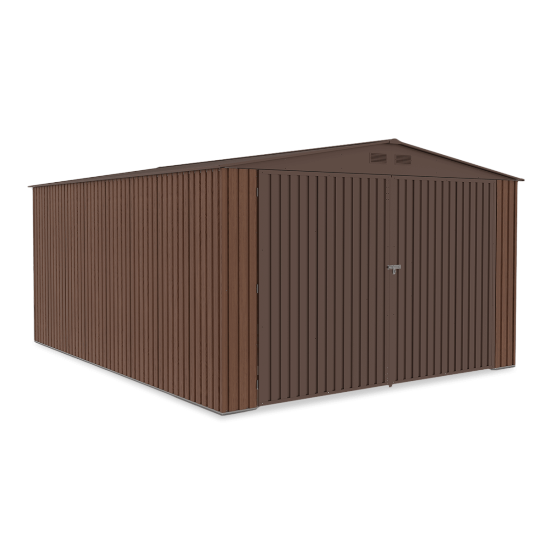 Prawy lewy bok garażu Kingston 380x480cm Walnut Hardmaister