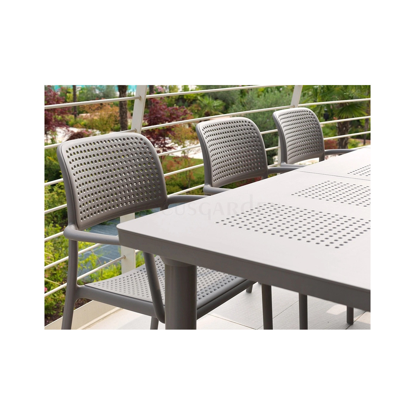 BORA/LIBECCIO 6+1 TORTORA SET