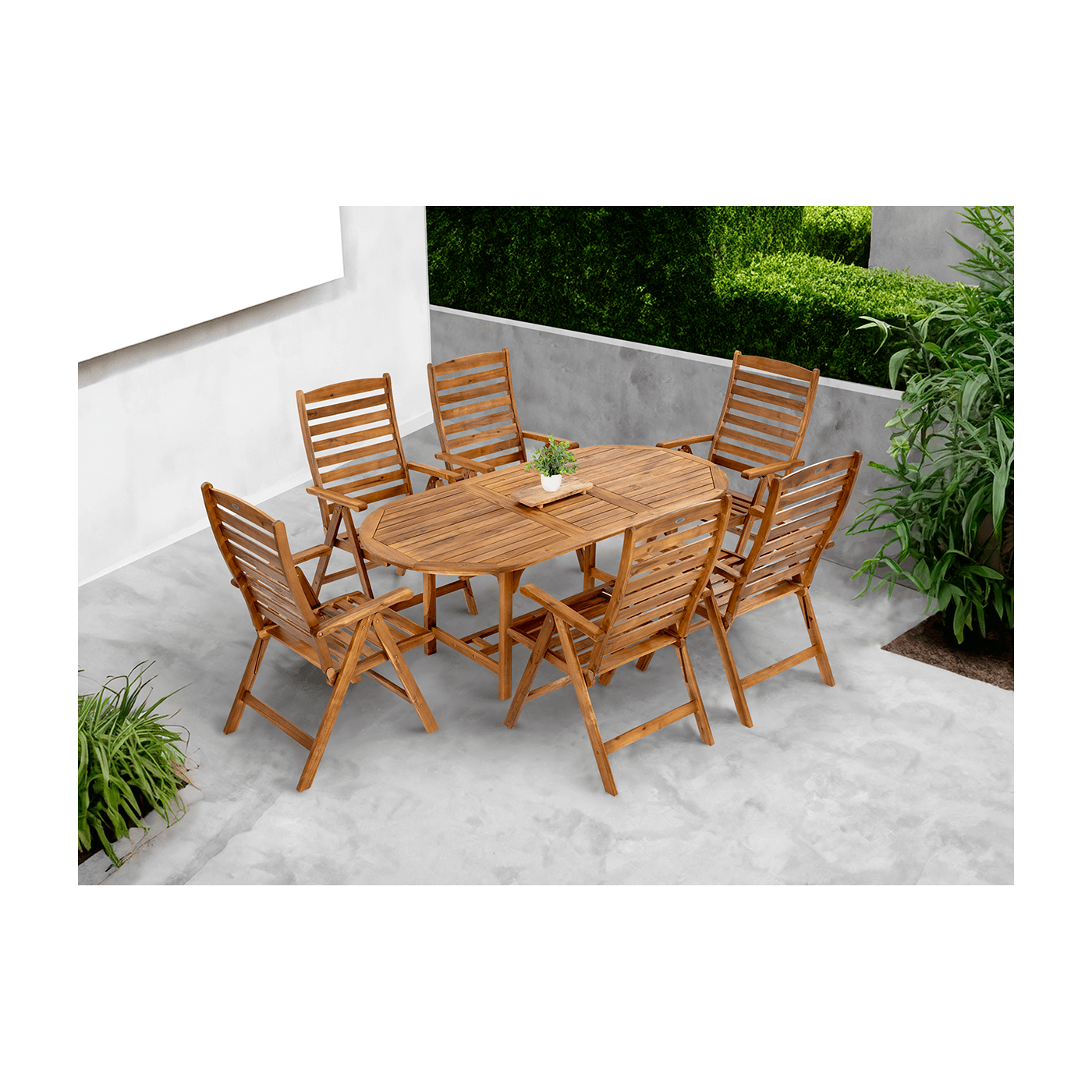 Zestaw mebli ogrodowych drewnianych AK-190SR511K