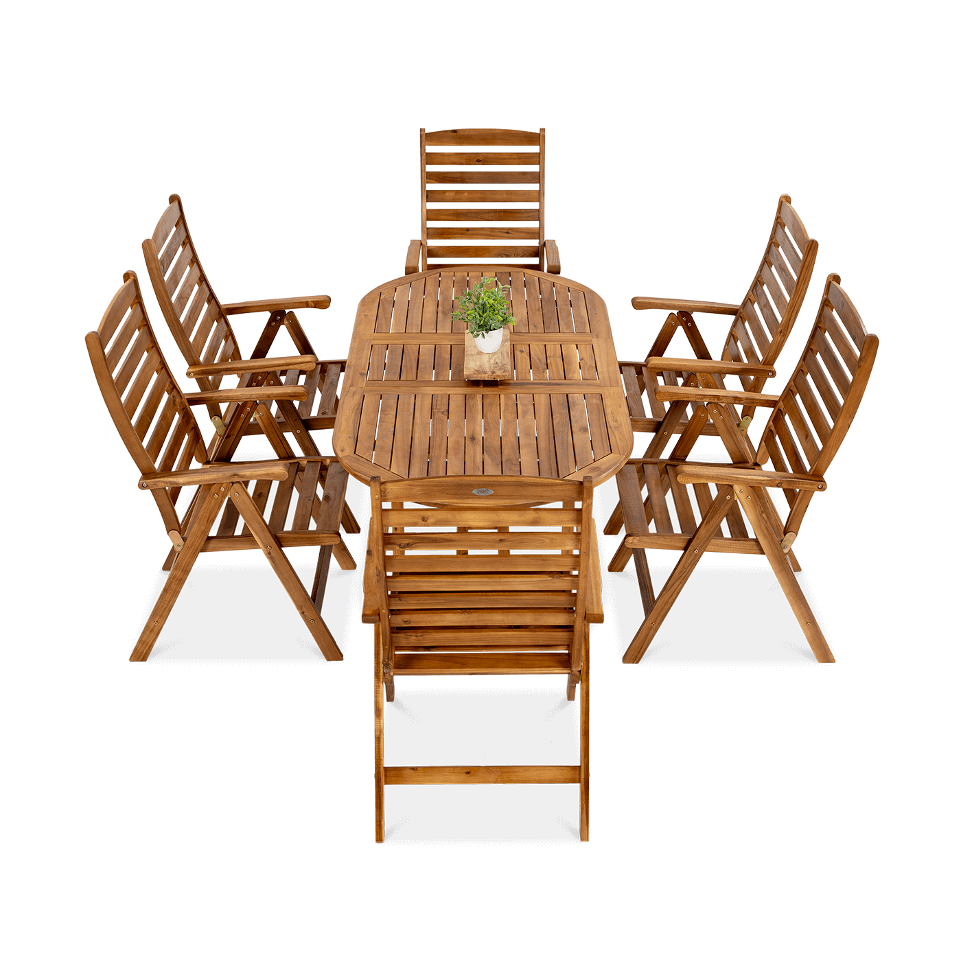 AKADIA DINING 190/6 ZESTAW ACACIA WOOD