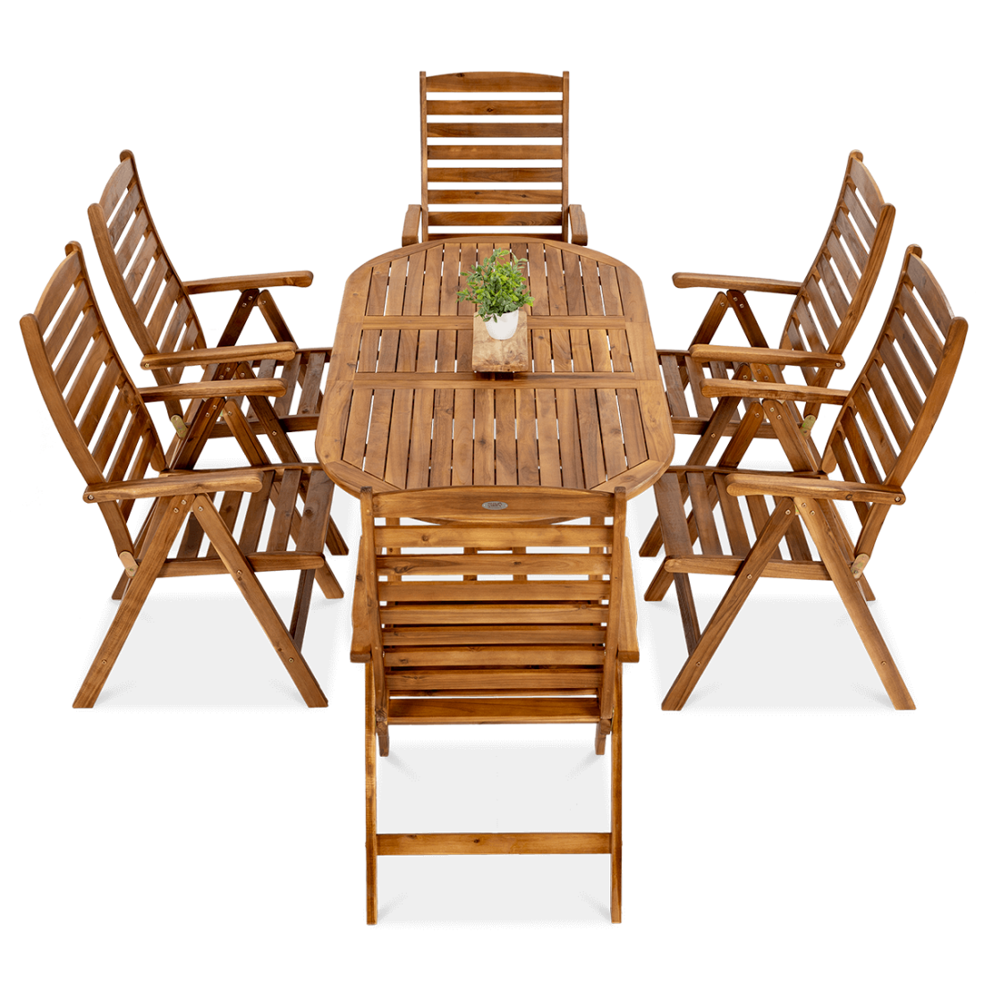 Zestaw mebli ogrodowych drewnianych AK-190SR511K