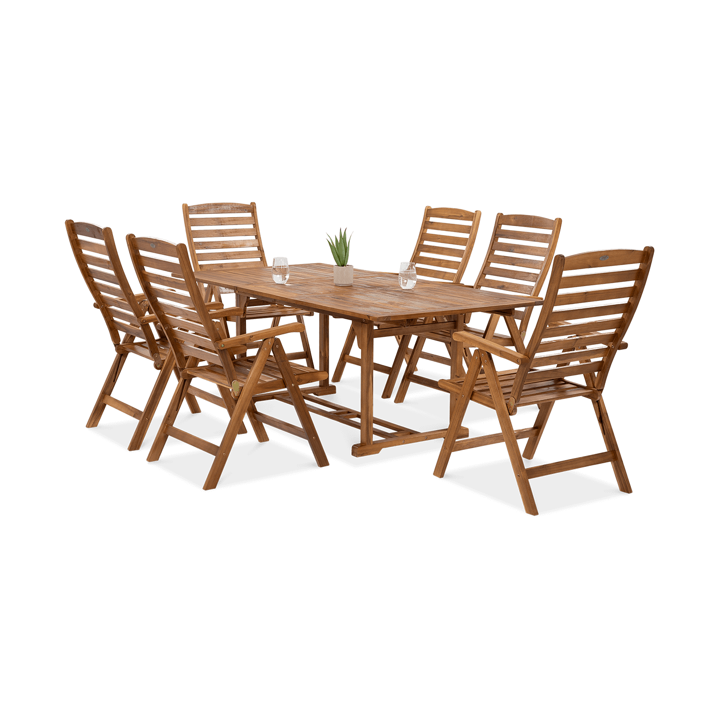 Komplet mebli do ogrodu dla sześciu osób