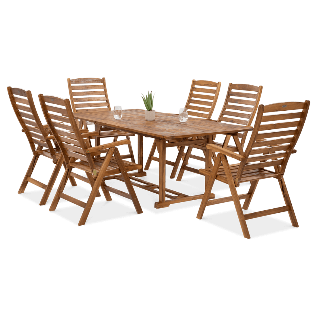 Komplet mebli do ogrodu dla sześciu osób