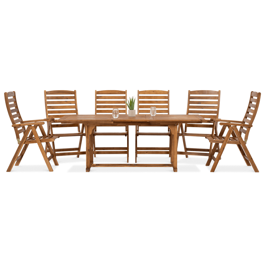 Brązowe meble na taras lub ogród od Focus Garden