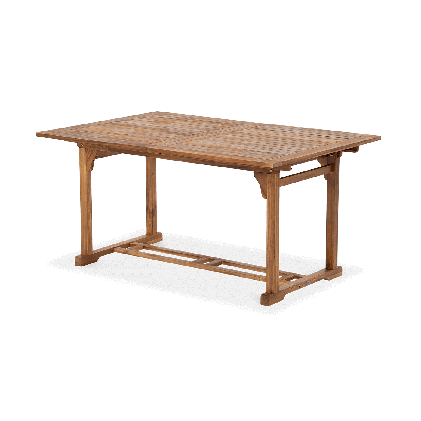 Złożony stół ogrodowy z zestawu Akadia Dining