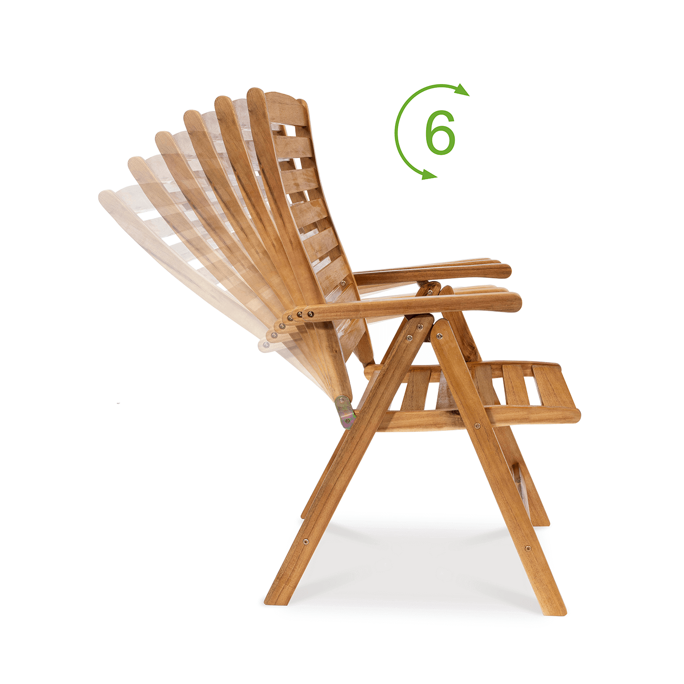 AKADIA DINING 200/6 SET ACACIA WOOD