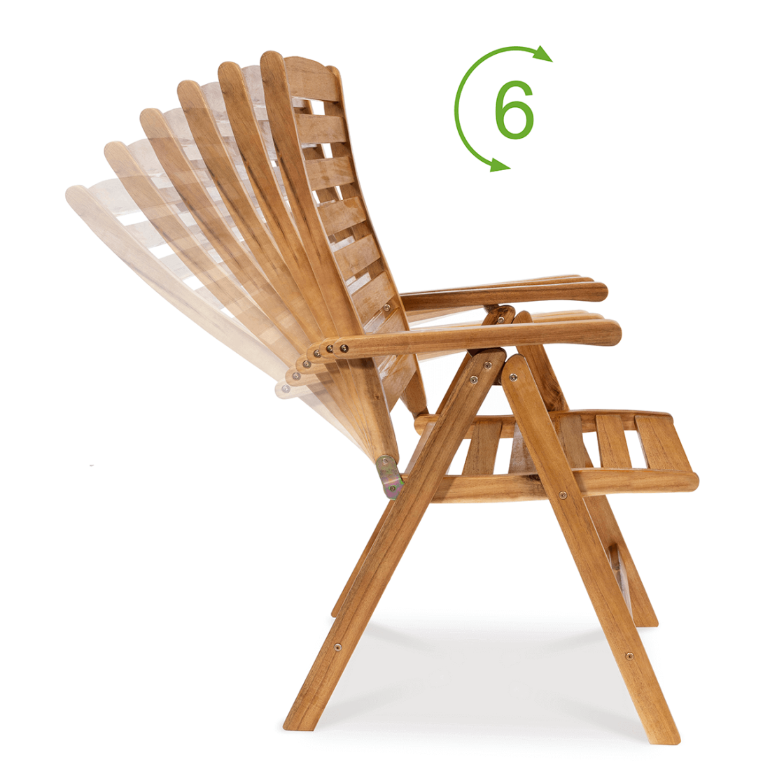 AKADIA DINING 200/6 ZESTAW ACACIA WOOD