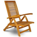 AKADIA SUN DECK CHAIR ACACIA WOOD