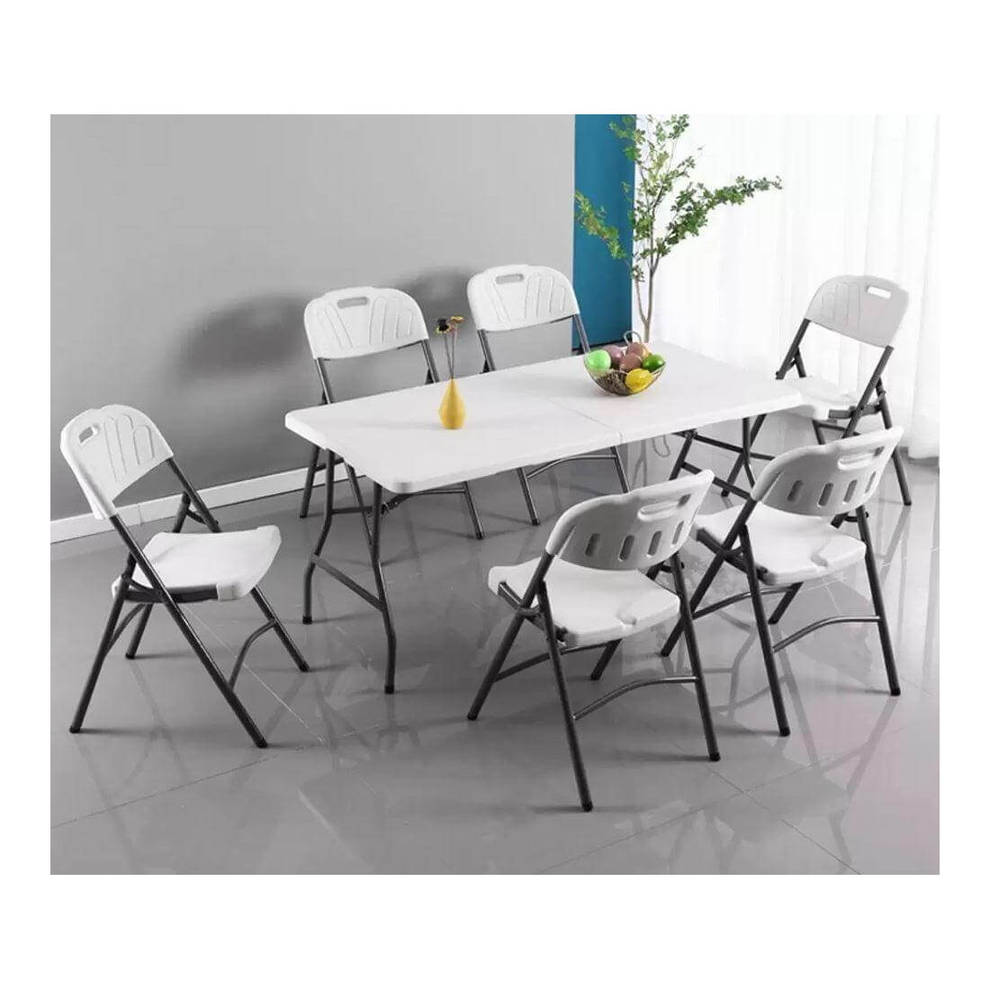 STÓŁ CATERINGOWY 180CM WHITE