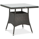 LUGO 80 MIXED BROWN TABLE