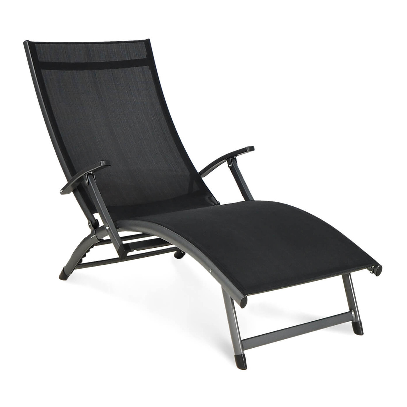 RELAX DECK CHAIR BLACK