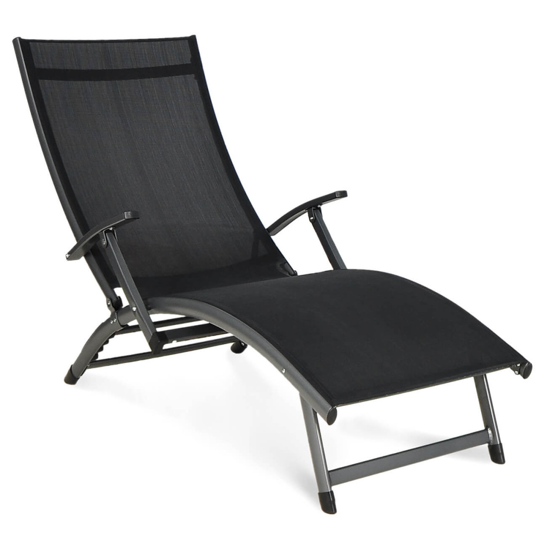 RELAX DECK CHAIR BLACK