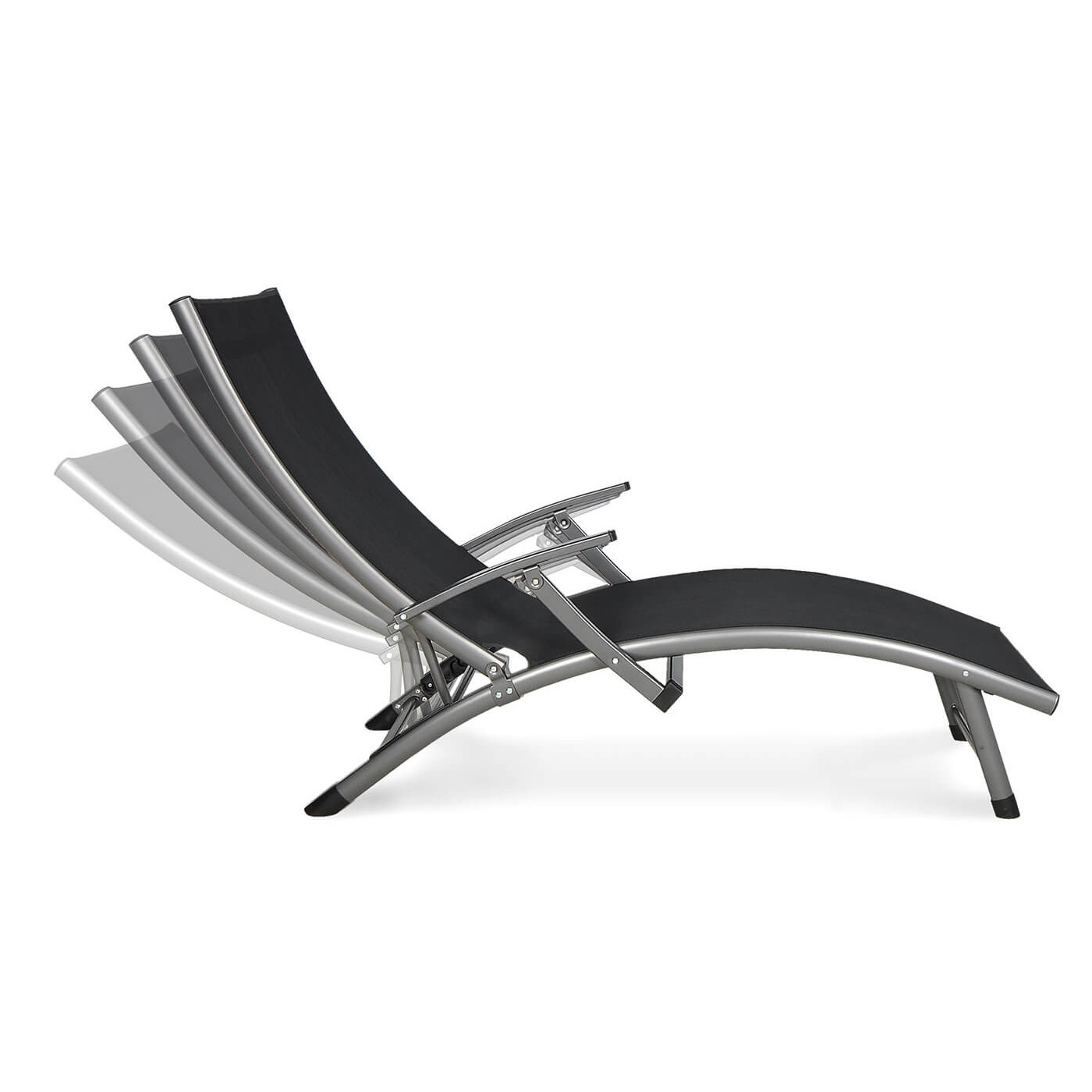 RELAX DECK CHAIR BLACK