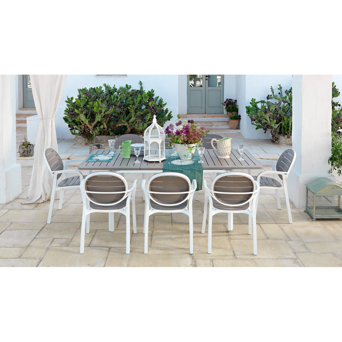 PALMA CHAIR WHITE TORTORA