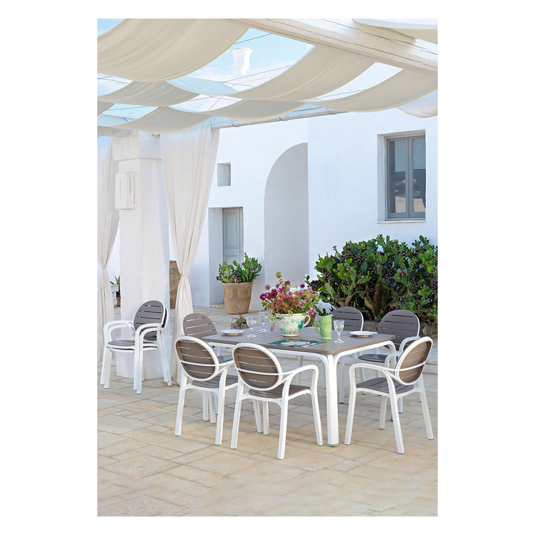 PALMA CHAIR WHITE TORTORA
