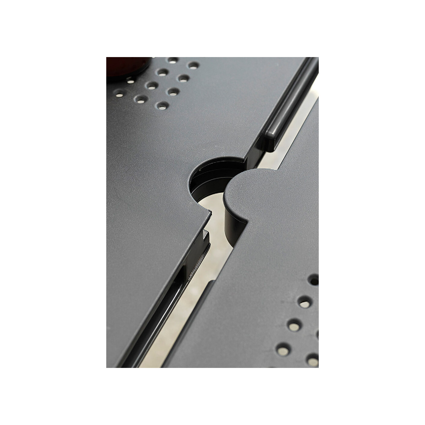 LIBECCIO 160-210 TABLE ANTHRACITE ANTHRACITE