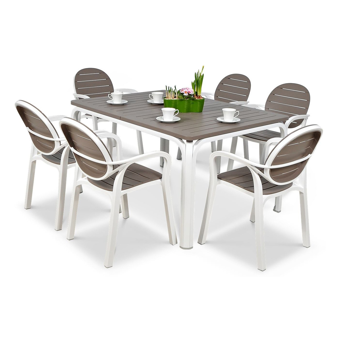 Zestaw mebli ogrodowych Nardi Palma Alloro 6140 - idealne rozwiązanie dla przestrzeni biznesowych