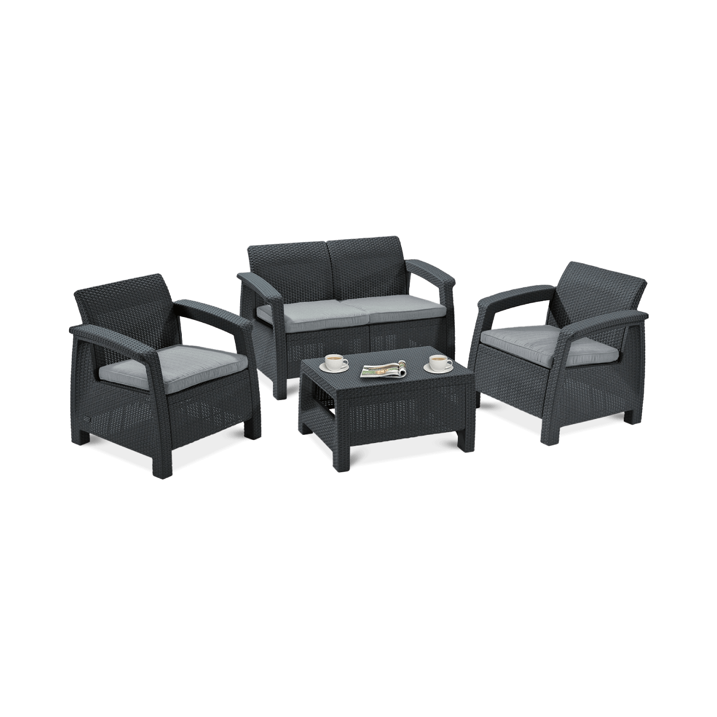 CORFU SET ZESTAW GRAPHITE