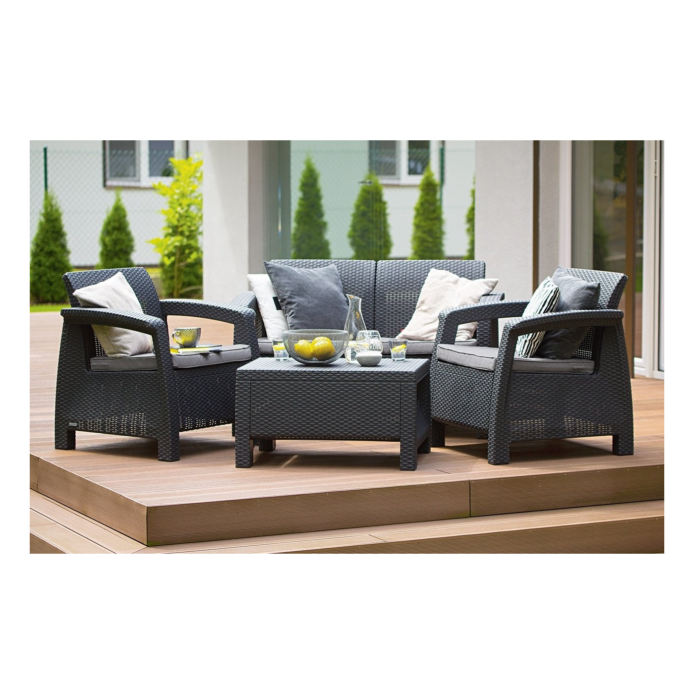 CORFU SET ZESTAW GRAPHITE