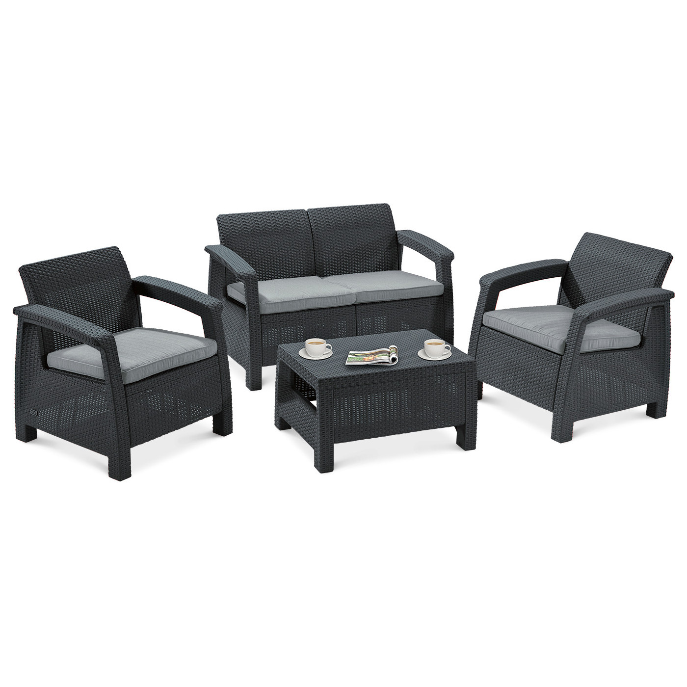 CORFU SET ZESTAW GRAPHITE