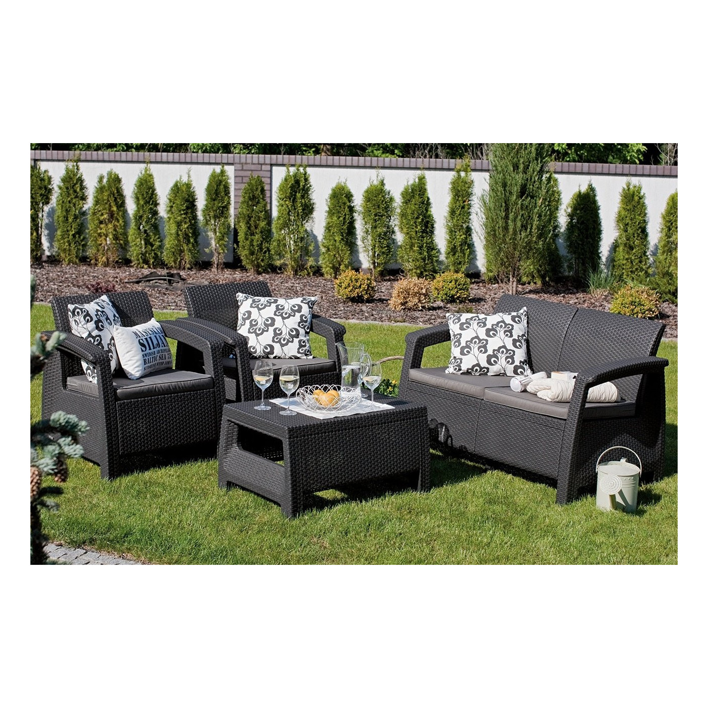 CORFU SET ZESTAW GRAPHITE