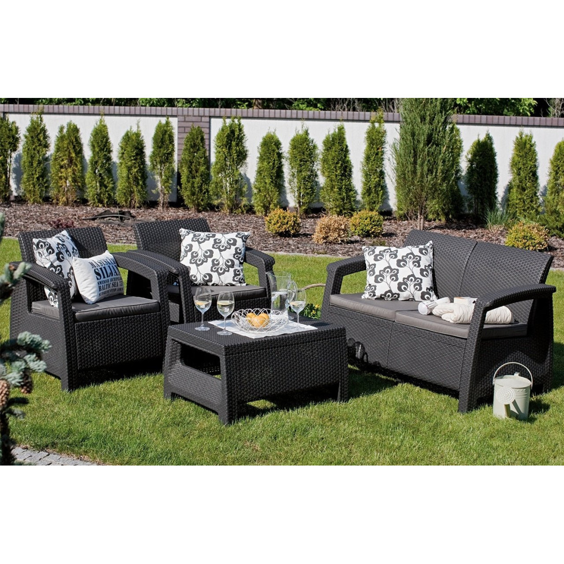 CORFU SET ZESTAW GRAPHITE