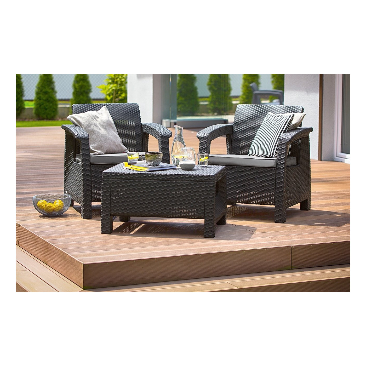 CORFU SET ZESTAW GRAPHITE