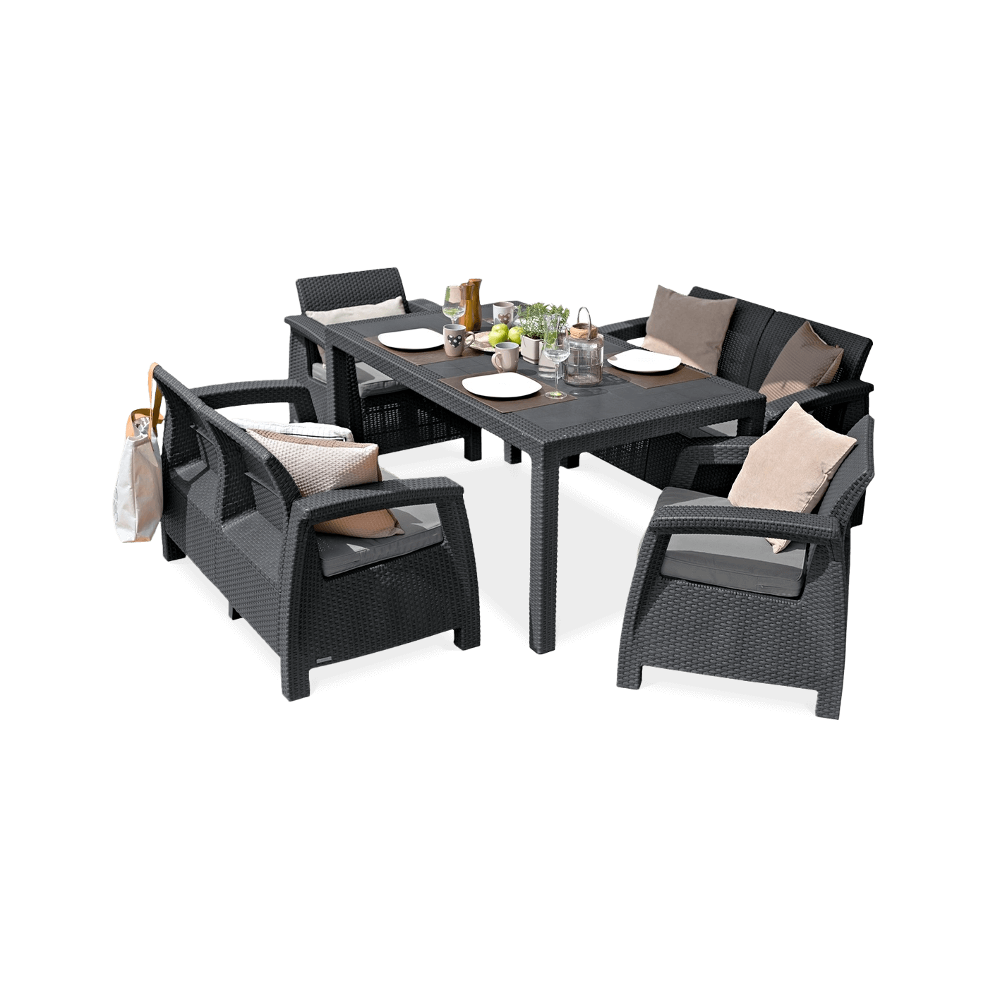 CORFU FIESTA II ZESTAW GRAPHITE