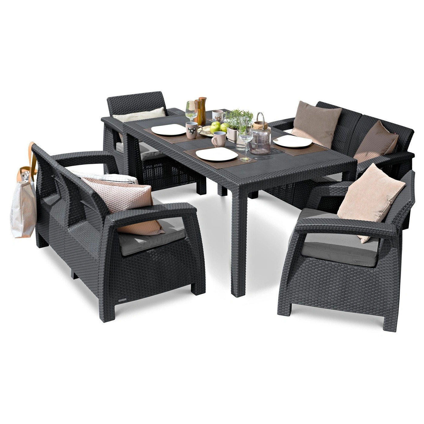 CORFU FIESTA II ZESTAW GRAPHITE