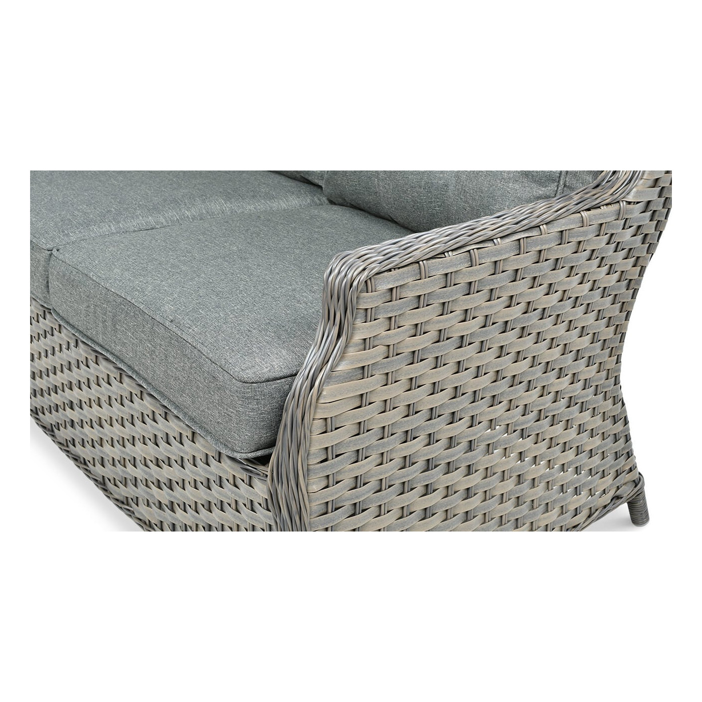 Zestaw mebli ogrodowych z technorattanu Trivento 2 Melange