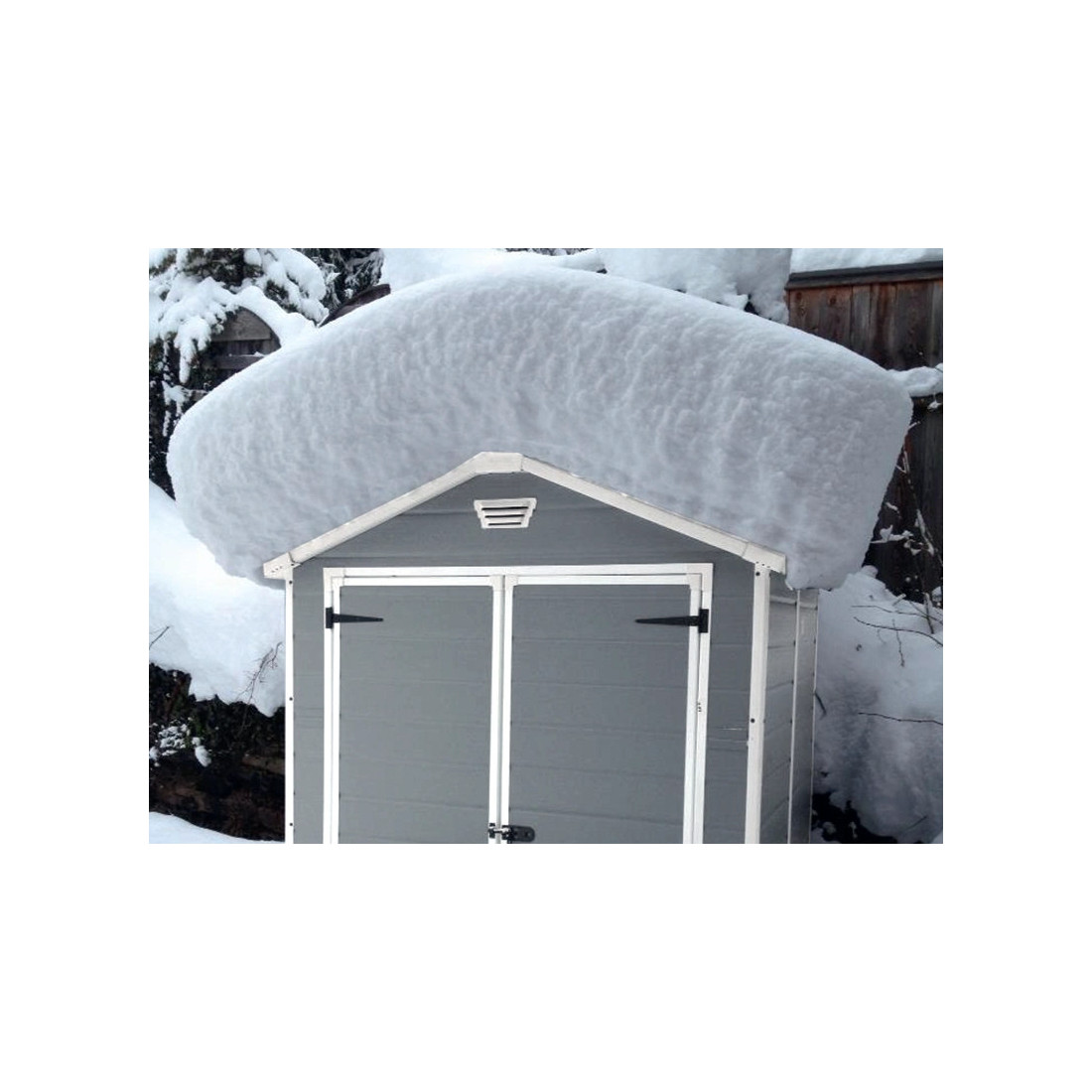 Domek ogrodowy na narzędzia Manor 6x5DD, 185x152cm, Keter, solidny dach, wytrzymały na śnieg i deszcz