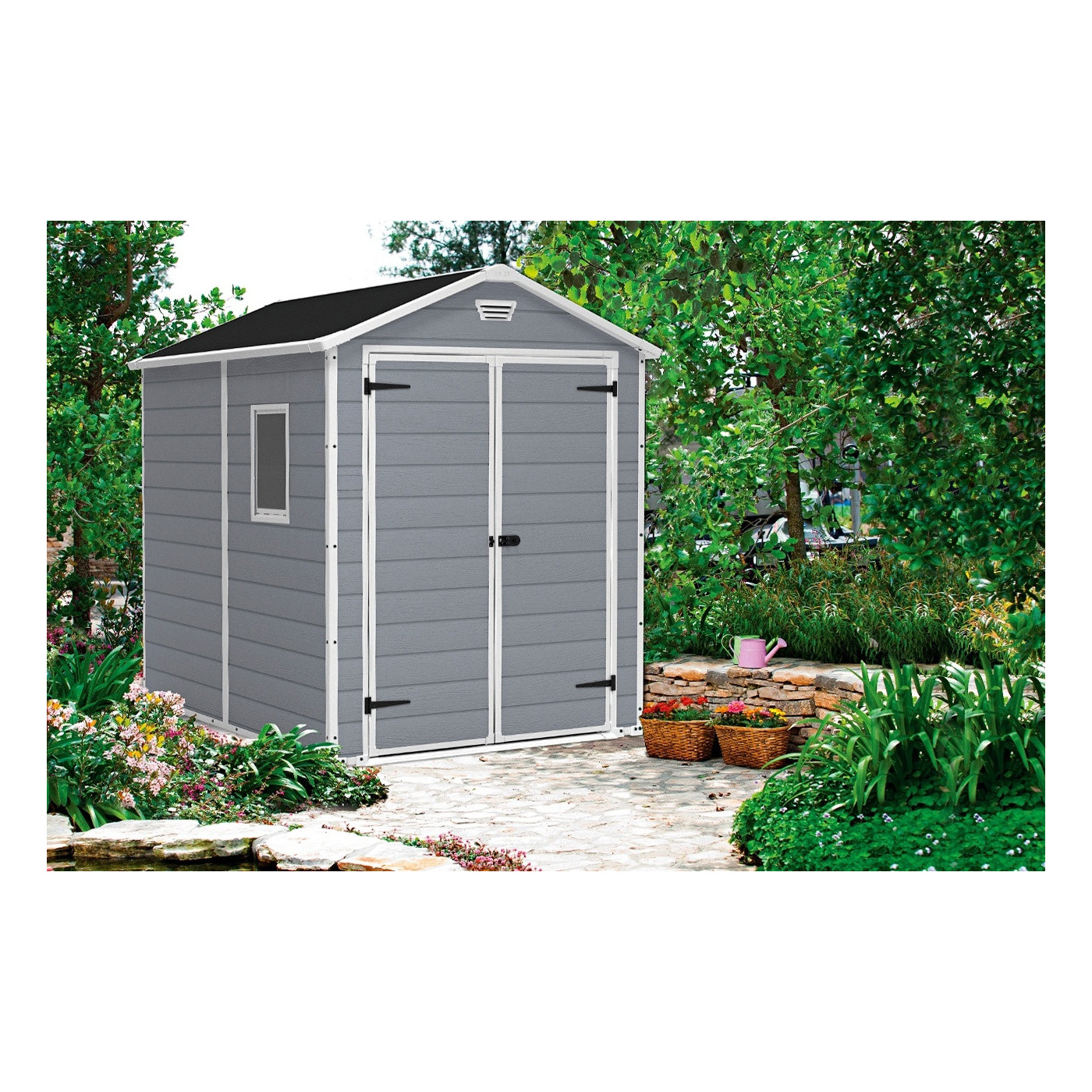 Domek narzędziowy Manor 6x8DD, 185x237cm, Keter