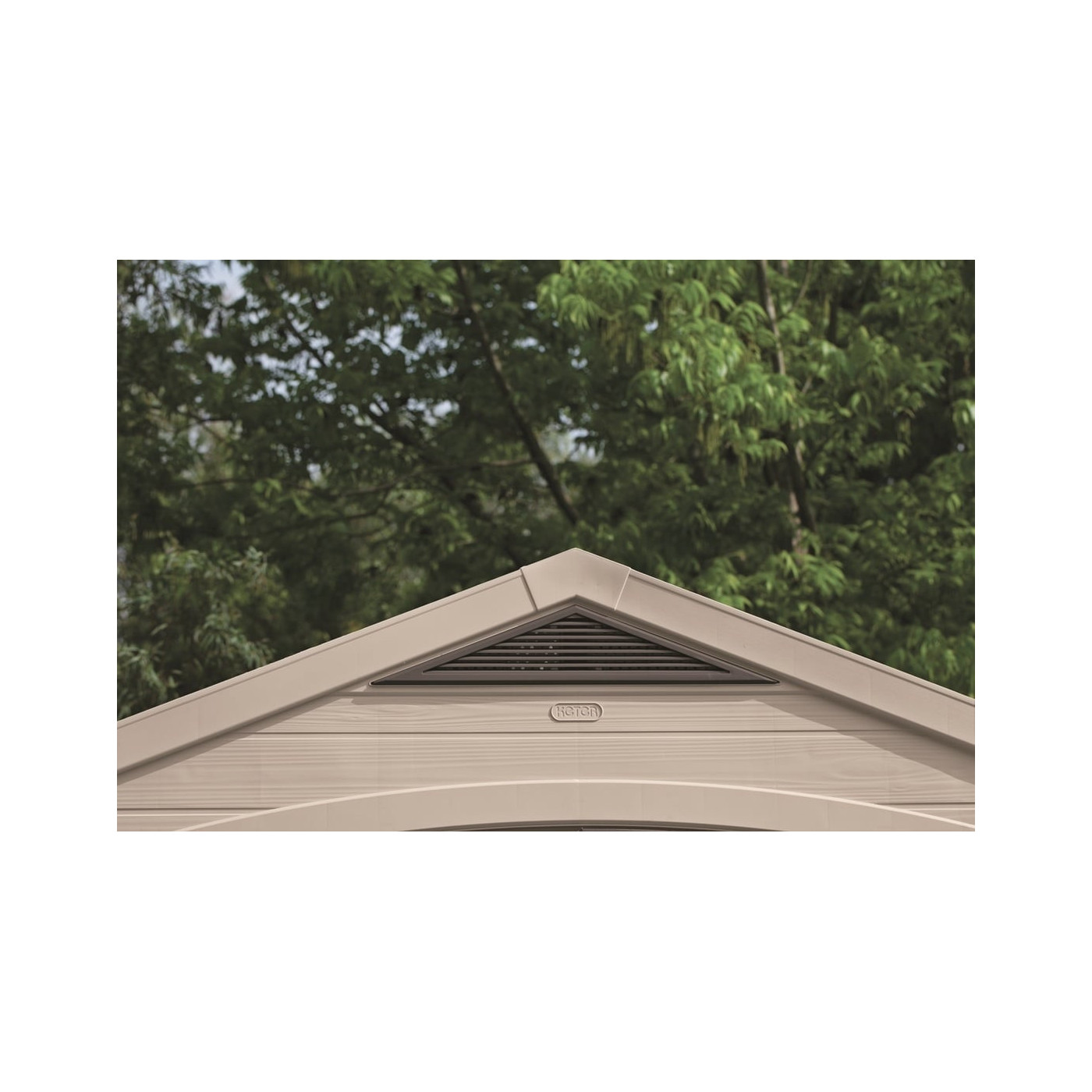 Domek narzędziowy FACTOR 8x6, 256,5x182cm, Keter, solidna konstrukcja, odporna na warunki atmosferyczne, wzmocniony dach