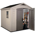 Domek ogrodowy na narzędzia Factor 8x8, 256,5x255cm, podwójne drzwi