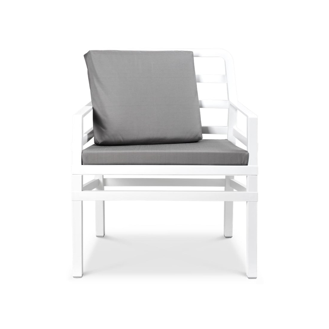 Fotel ogrodowy Nardi Aria Bianco Acrilico Grigio