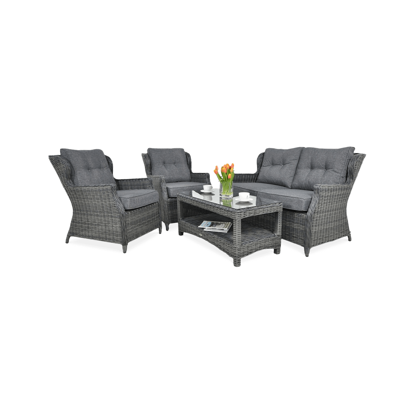 TRIVENTO II SET DARK GREY