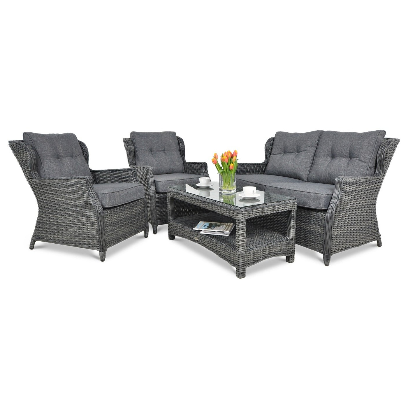 TRIVENTO II SET DARK GREY