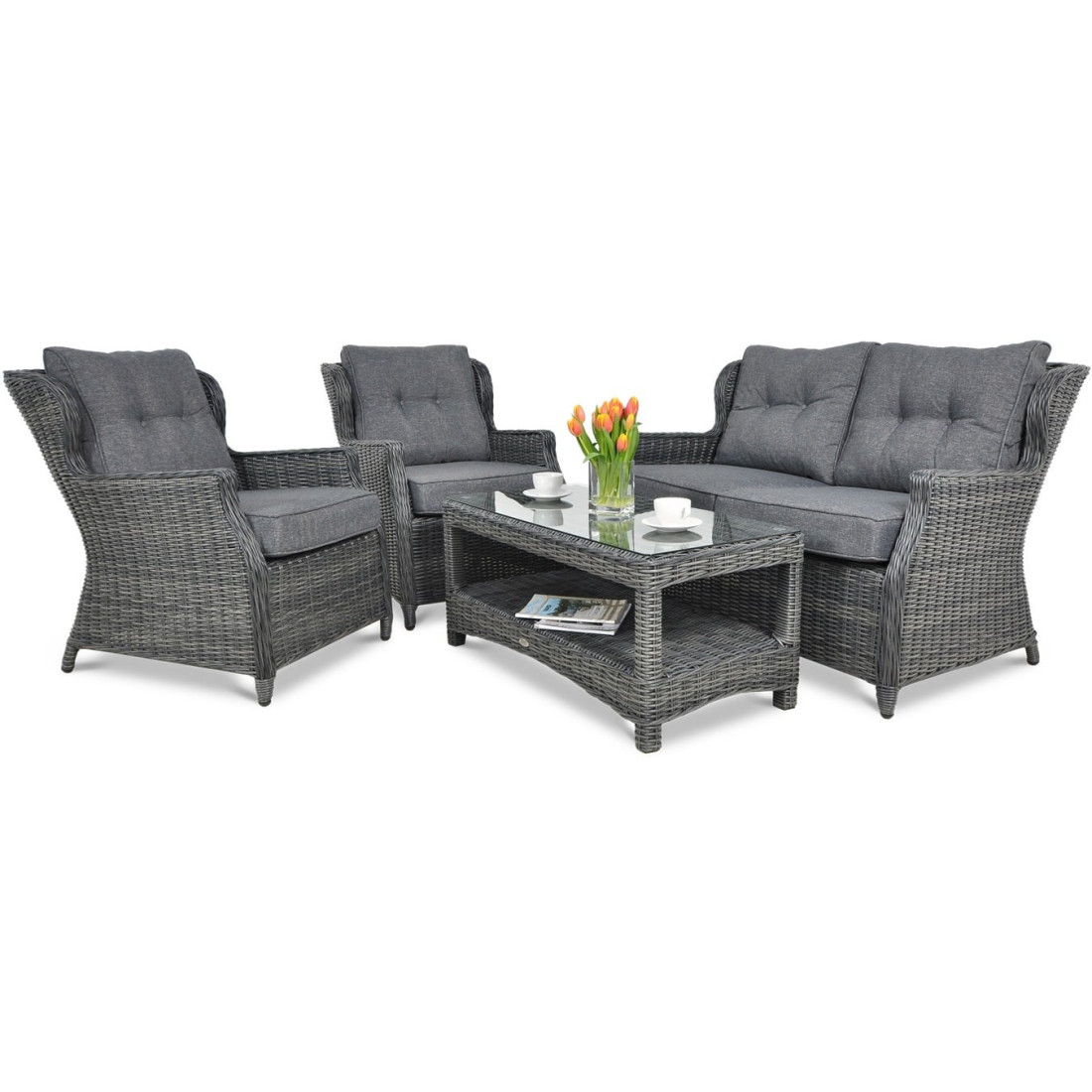 TRIVENTO II SET DARK GREY