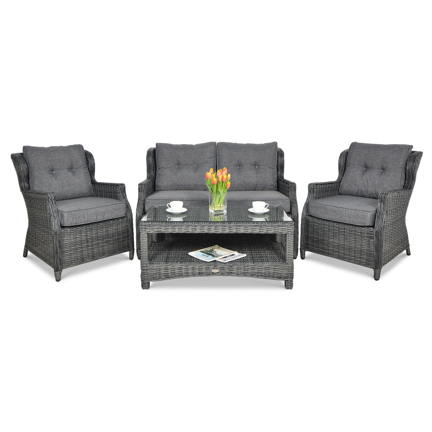 TRIVENTO II SET DARK GREY