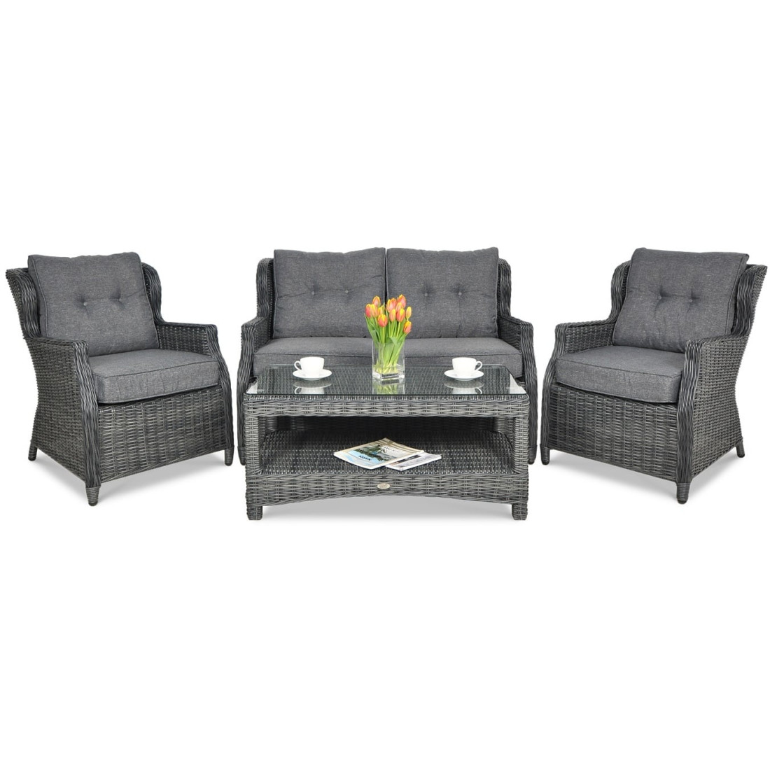 TRIVENTO II SET DARK GREY