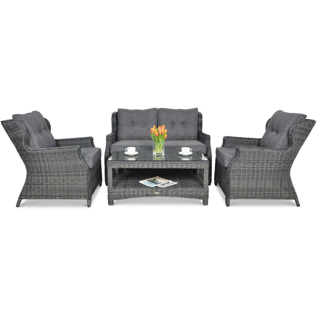 TRIVENTO II SET DARK GREY